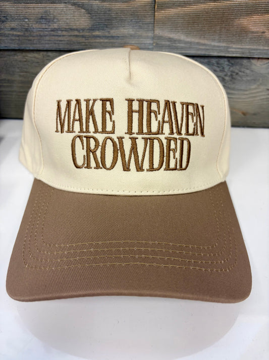 Make Heaven Crowded Hat in Ash Mocha
