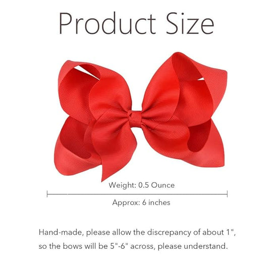 Red Bow 6"