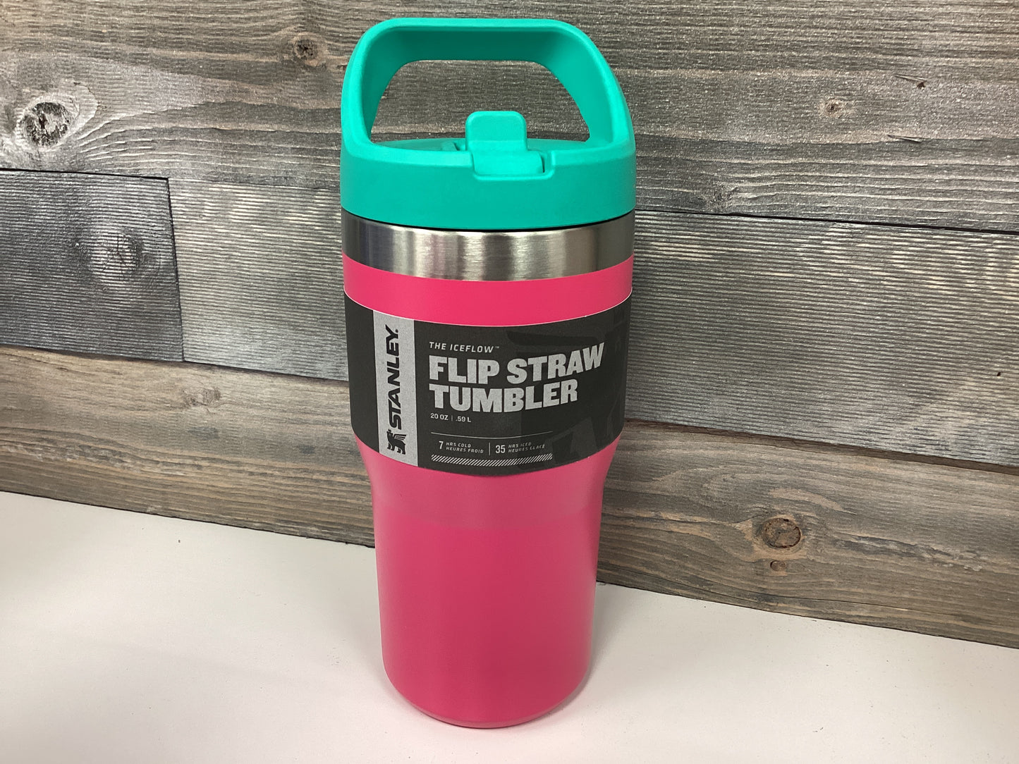 Stanley the IceFlow Flip Straw Tumbler 20oz Passion Pink