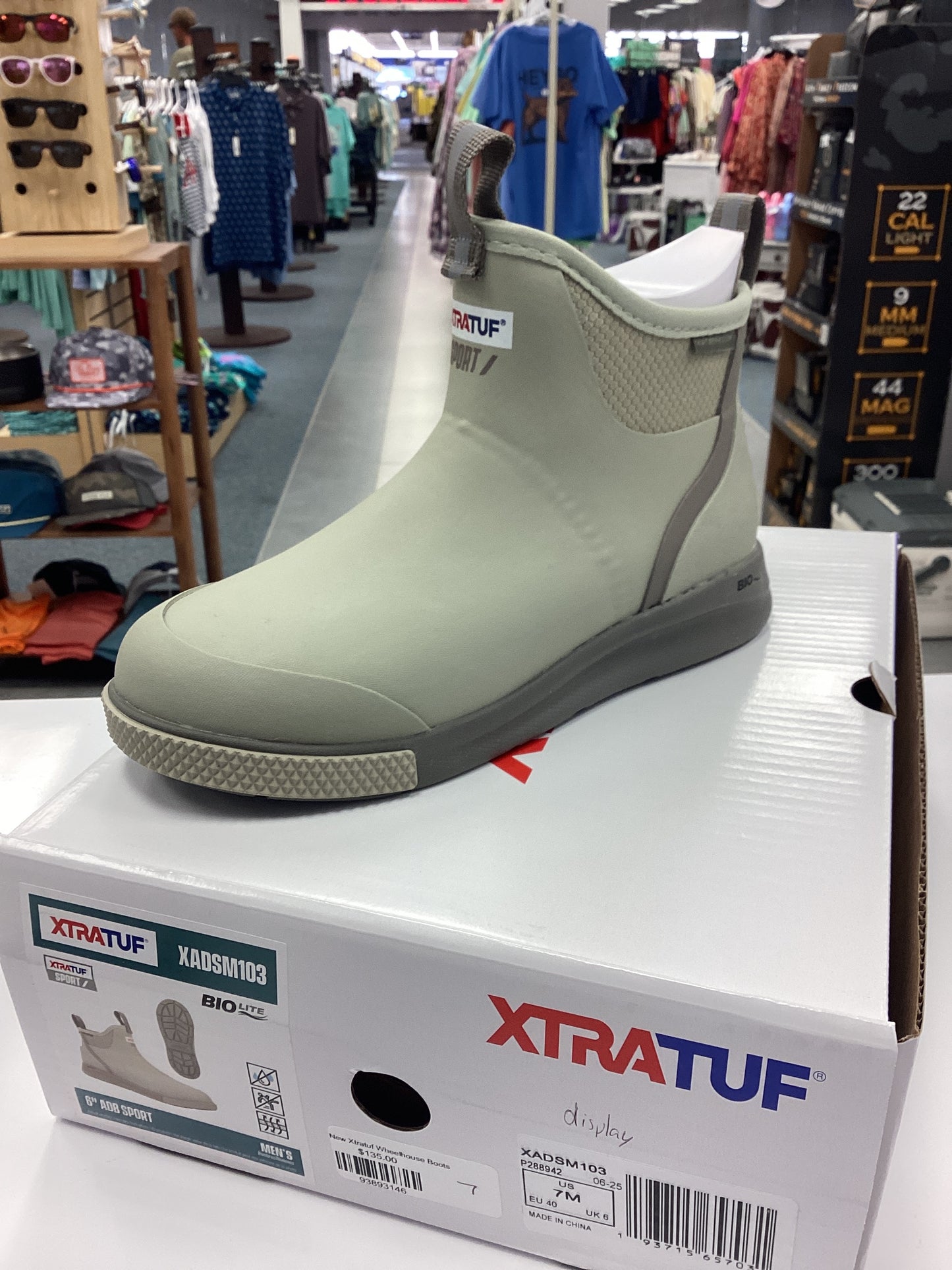 Mens Xtratuf Grey Sport Ankle Deck Boot