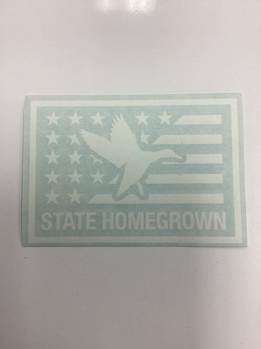 State Homegrown American Decal Sticker