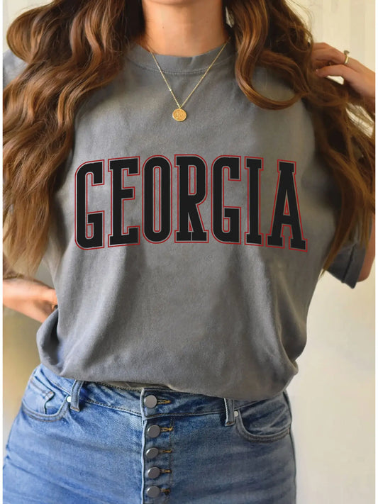 Georgia Tee Womans in Grey