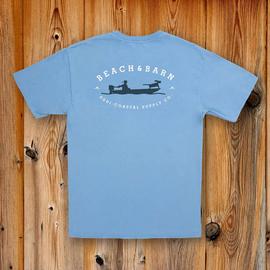 Beach & Barn Blue Fun Run Tee Shirt