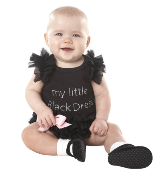 Baby "My Little Black Dress" Onesie