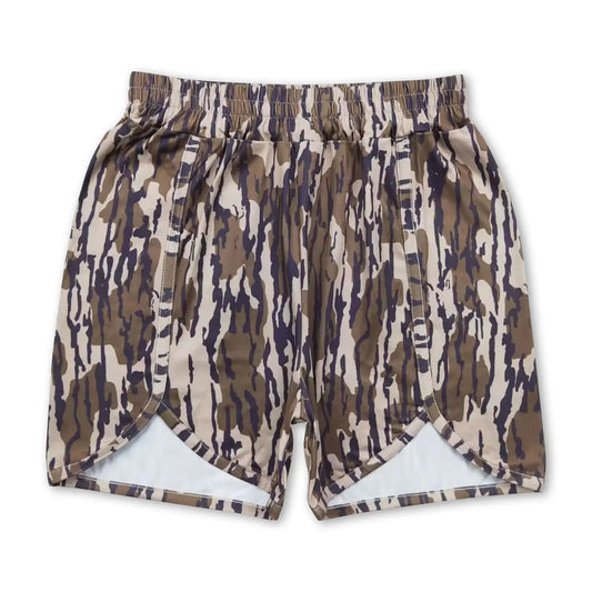 Camo Shorts for Women Olive