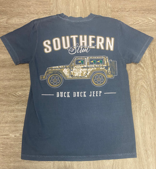 Southern Strut T-Shirt Duck Duck Jeepin Color Denim