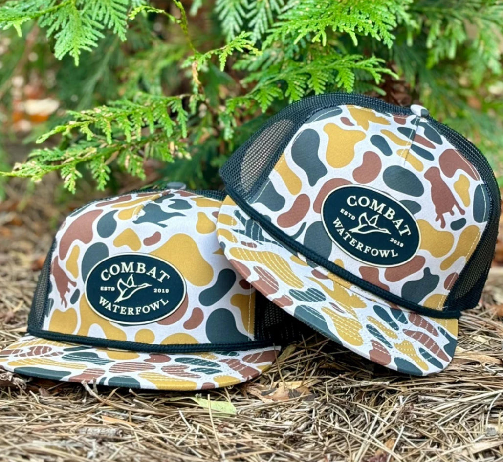Combat Waterfowl Front Lines Trucker Hat Zabul Camo