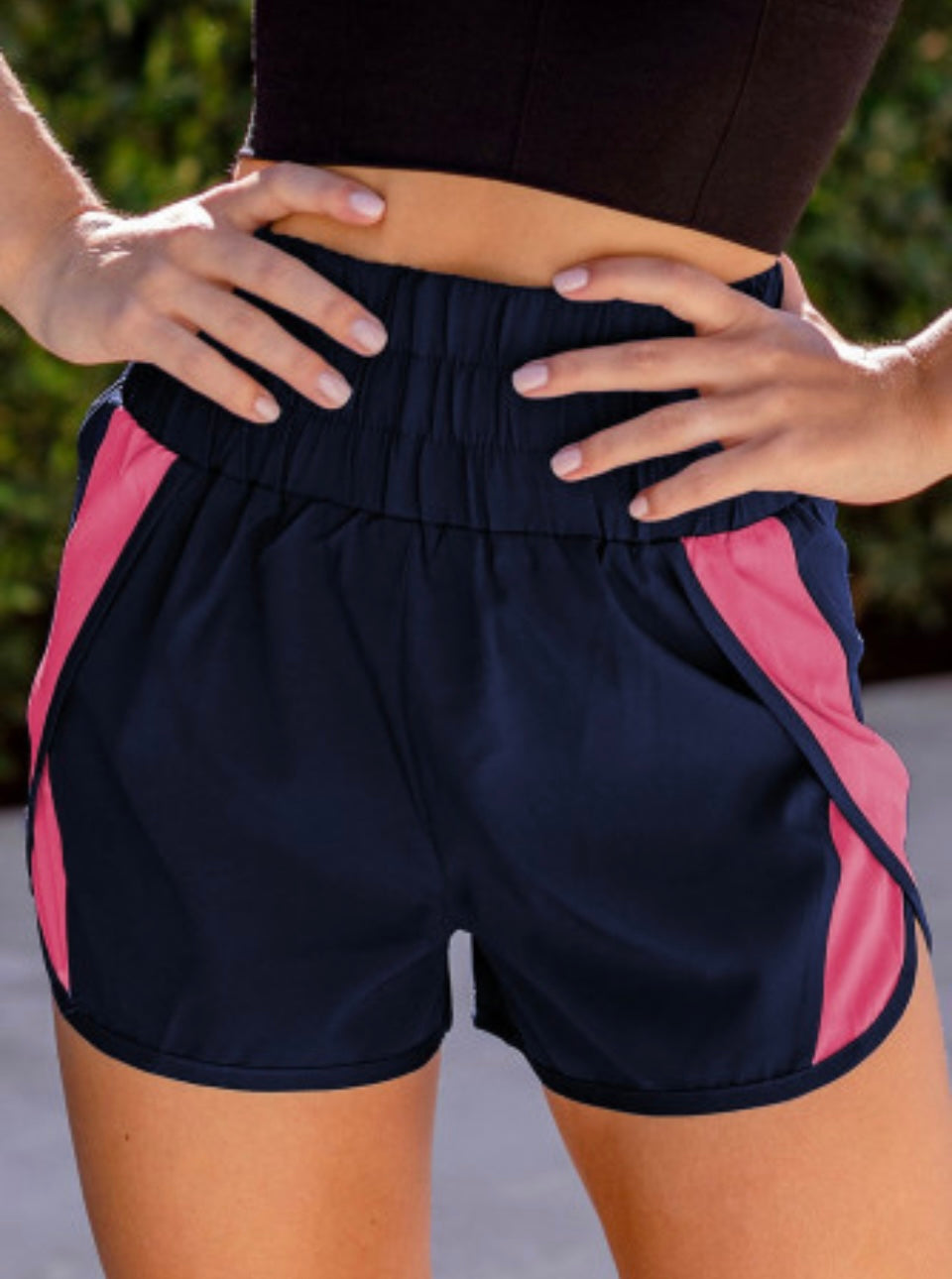 Shorts Navy and Pink