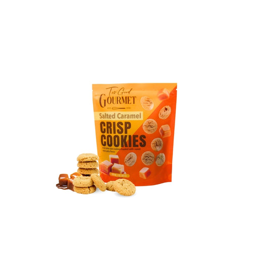 Too Good Salted Caramel Crisp Cookies