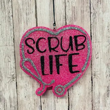 Freshie Scrub Life Heart "Atomic Cherry"