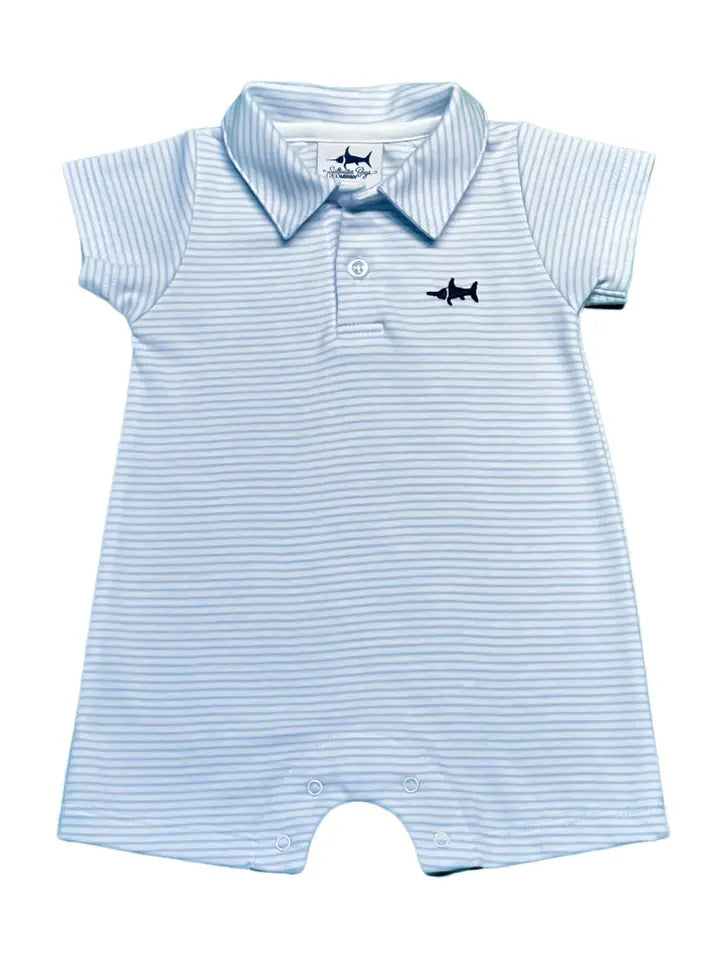 Saltwater Boys Baby Polo Romper