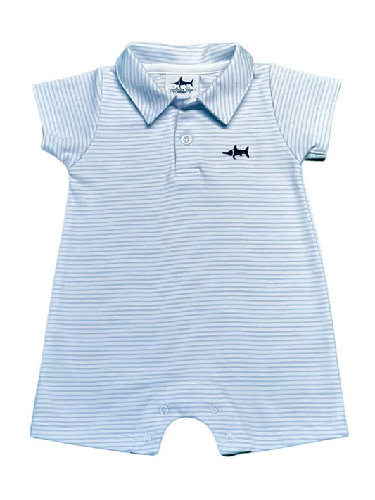 Saltwater Boys Baby Polo Romper