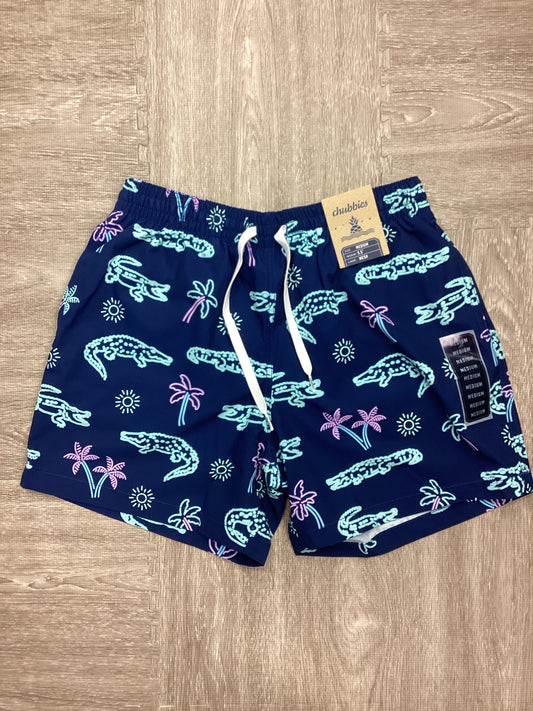 Chubbies Neon Glades 5.5 Swim Trunk in Navy