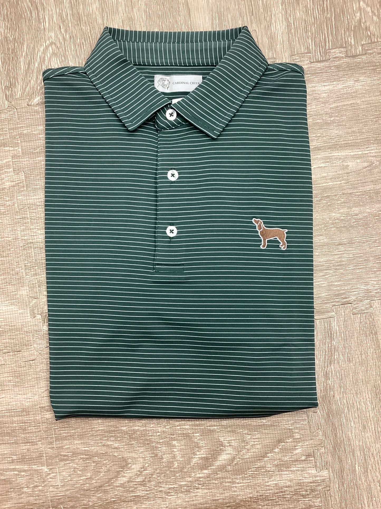 Cardinal Creek Green/Silver Polo