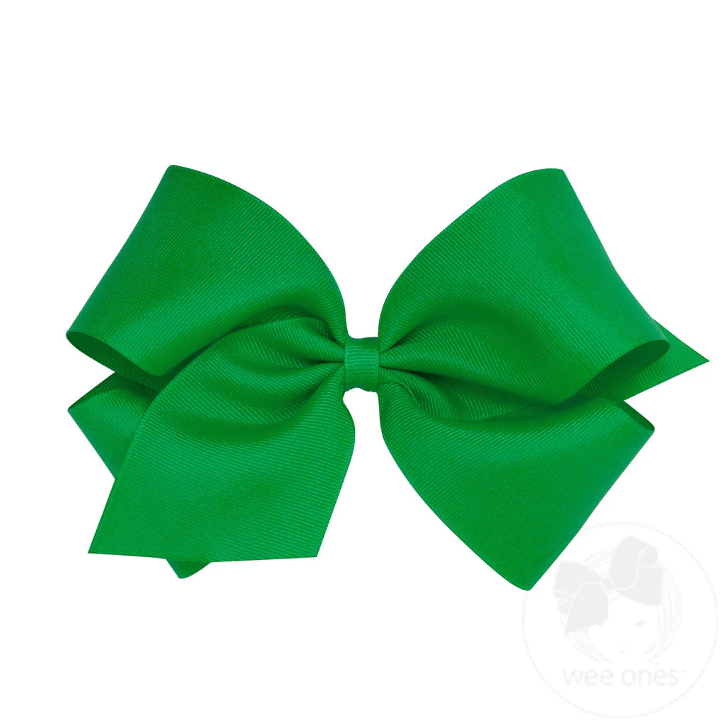 Wee Ones Bow Green Size King