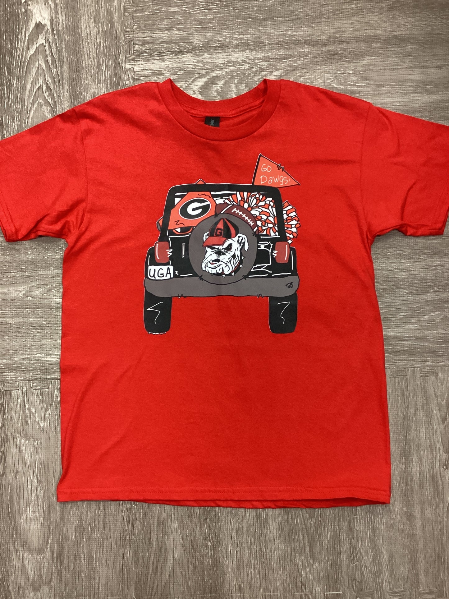 GA Bulldogs Jeep Tee