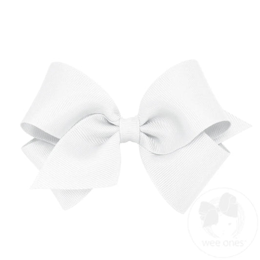 Wee Ones Bow White Size Small