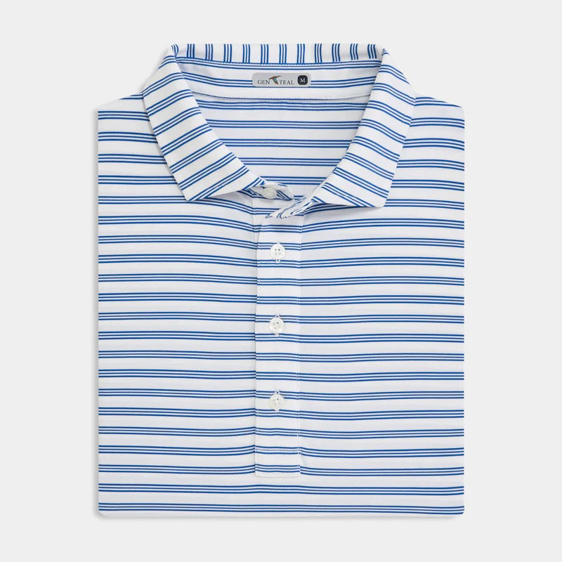 Genteal Rush Performance Polo Royal Blue