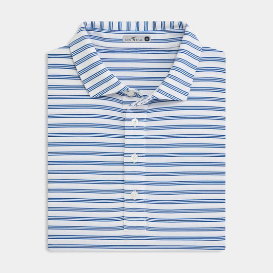 Genteal Rush Performance Polo Royal Blue