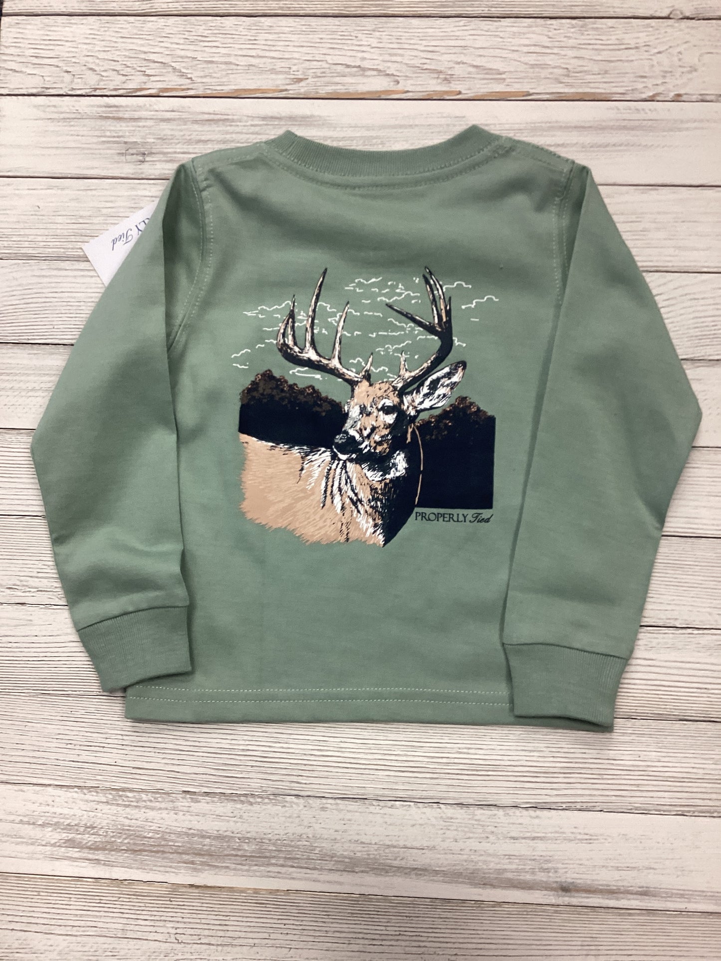Properly Tied Buck LS Tee