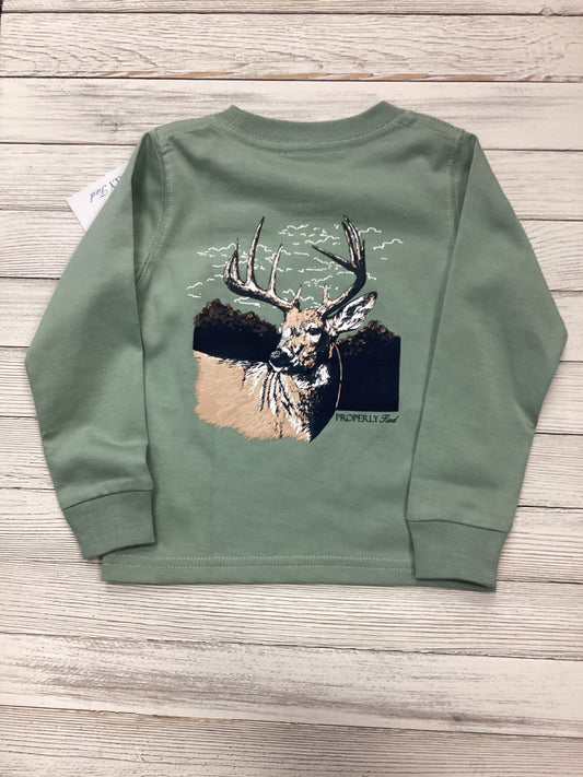 Properly Tied Buck LS Tee