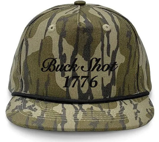 Buck Shot Apparel Youth Buck Shot 1776 Embroidered Rope Hat | Bottomland/Black
