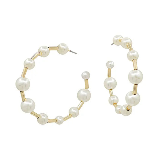 Pearl Beaded Earrings