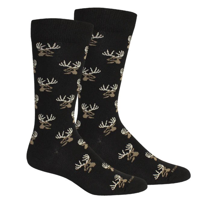 Brown Dog Buck Socks