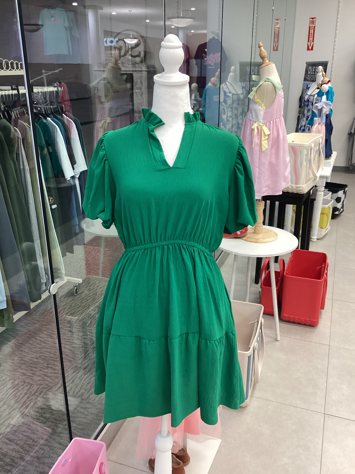 Kaitlyn Dress in Green – Cardinal Creek Spaniels