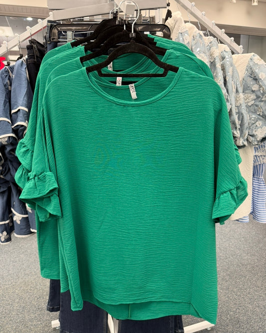 Live to the Fullest Green Top