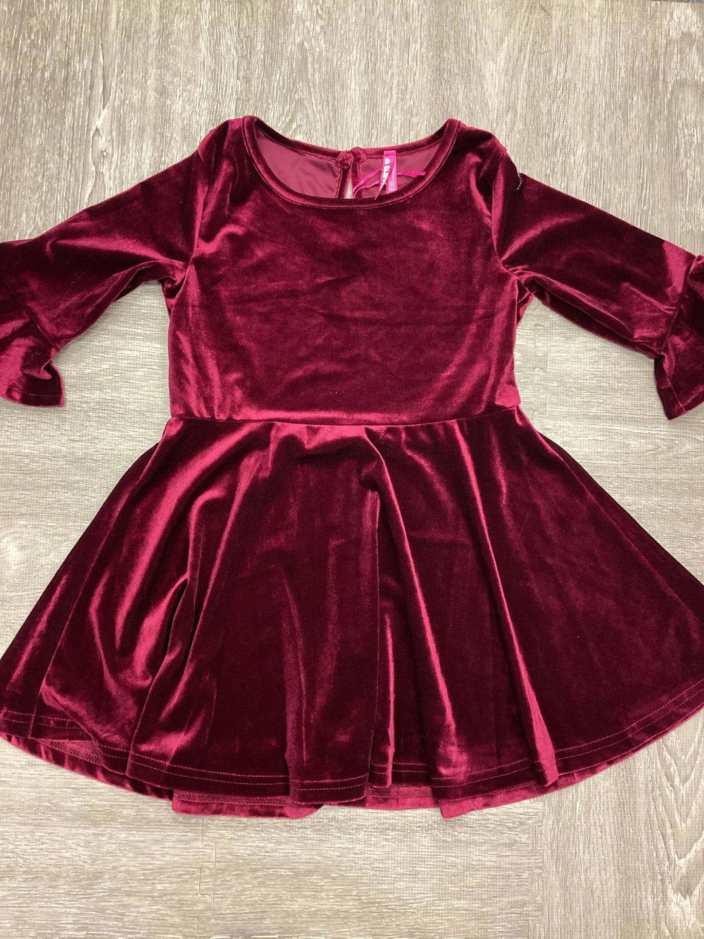 Girls Velvet Dress