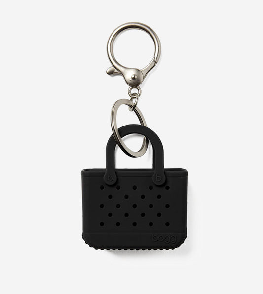 Bogg Bag Tiny Tote Keychain- Black