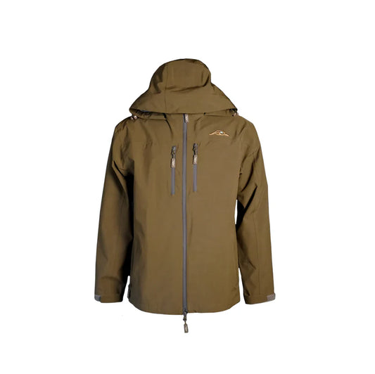 American Flyway Waterfowl Dark Brown Lightweight Rain Jacket