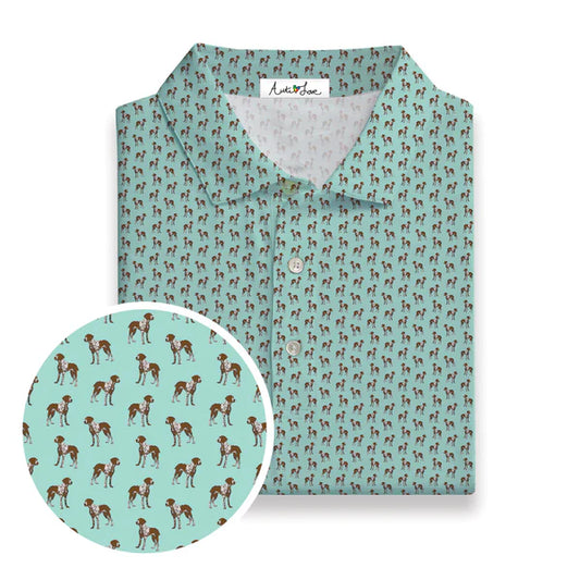 Auti Love Light Green Pointer Polo
