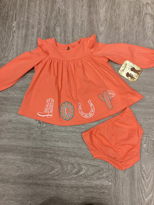 Girls Wrangler Two Piece Set