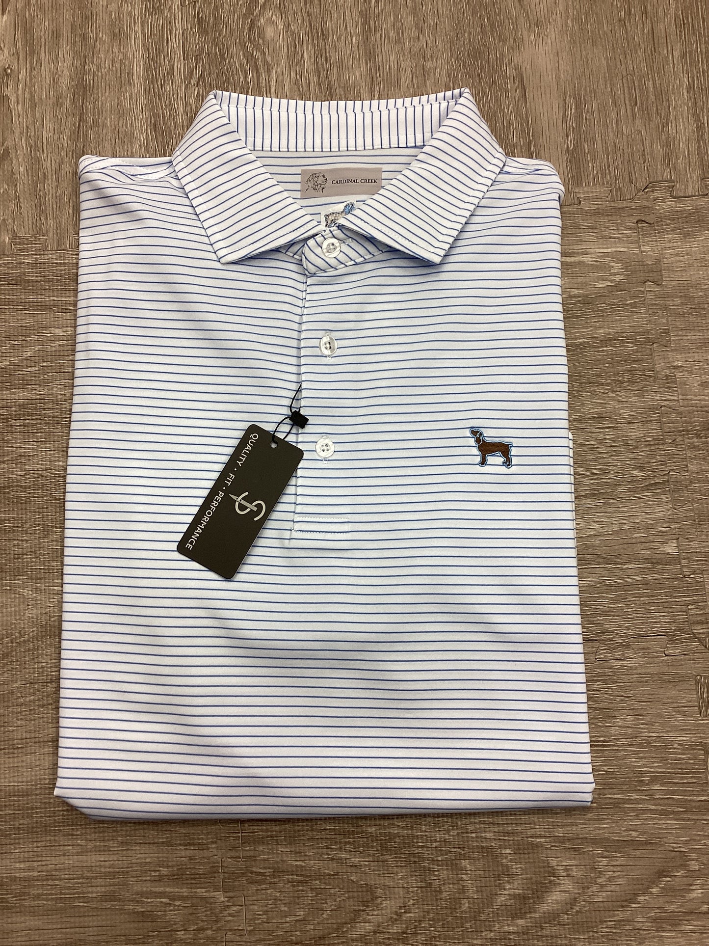 Cardinal Creek Blue/White Polo