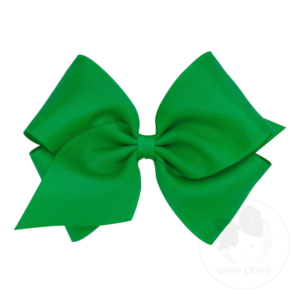 Wee Ones Green Bow in Size Mini King