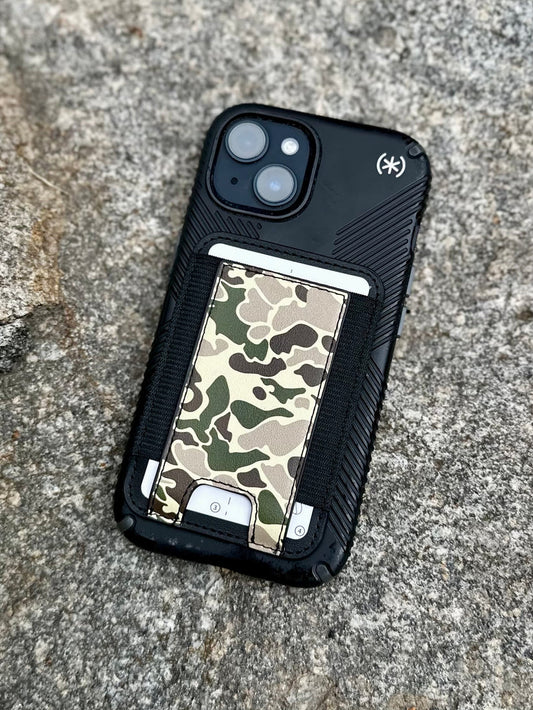 American Flyway Waterfowl Phone Magnetic CC Holder in Brown & Green OSC