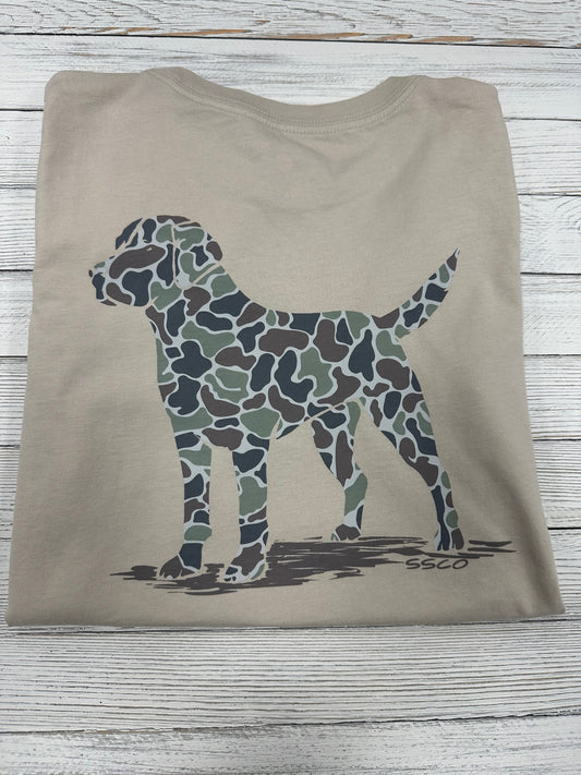 SSCO Youth Camo Companion SS Tee in Taupe