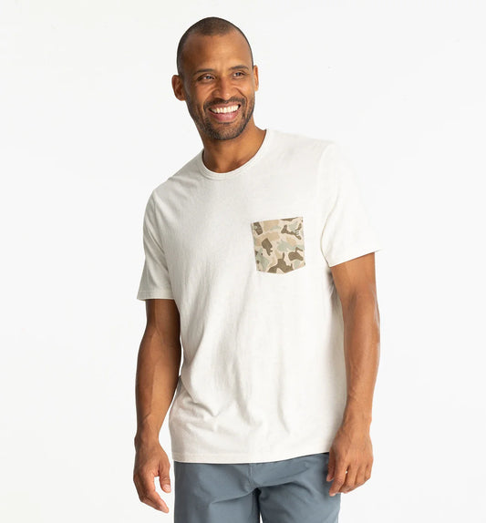 Free Fly Barrier Island Camo Tee