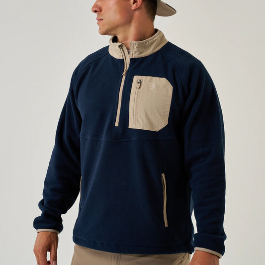 Burlebo Micro Fleece Jacket Dark Blue
