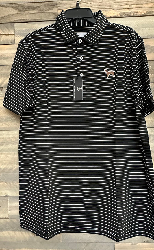 Cardinal Creek Black & White Polo