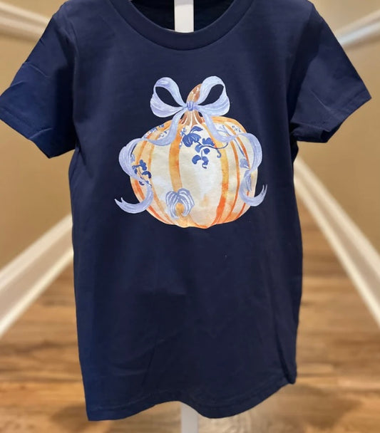 Preppy Pumpkin Kids Tee