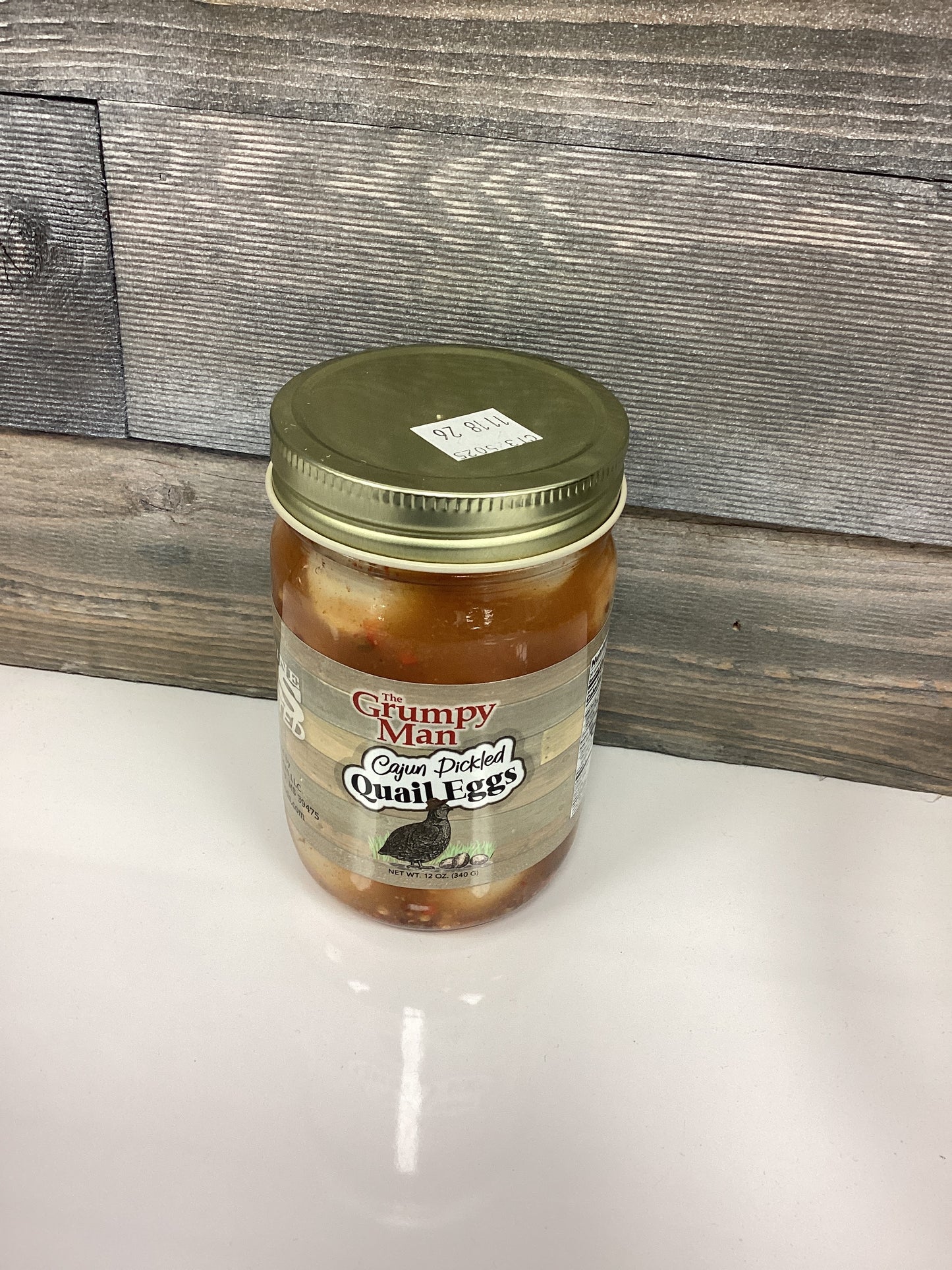 The Grumpy Man Cajun Pickled Quail Eggs