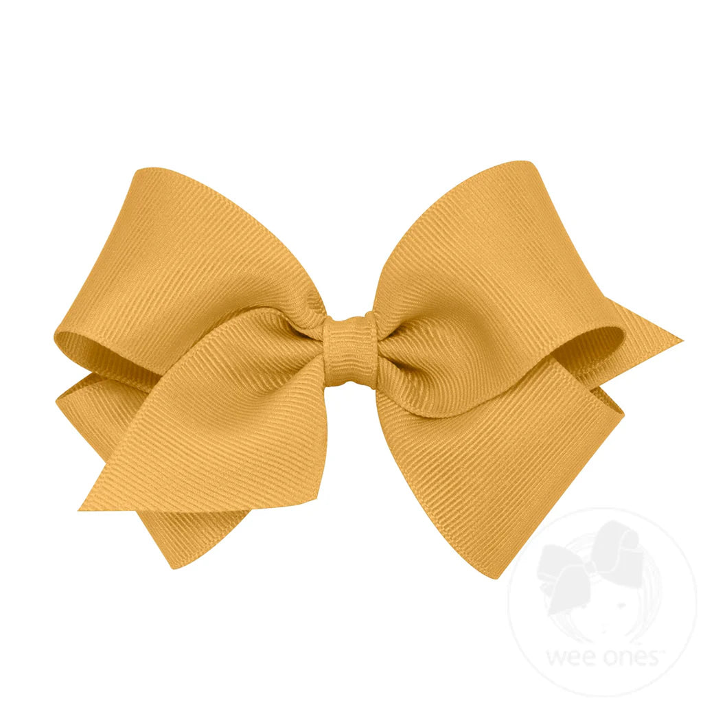 Wee Ones Bow Old Gold Size Small