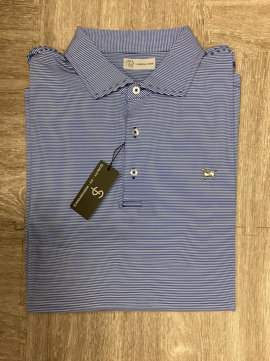 Cardinal Creek Logo Imperial/White Polo