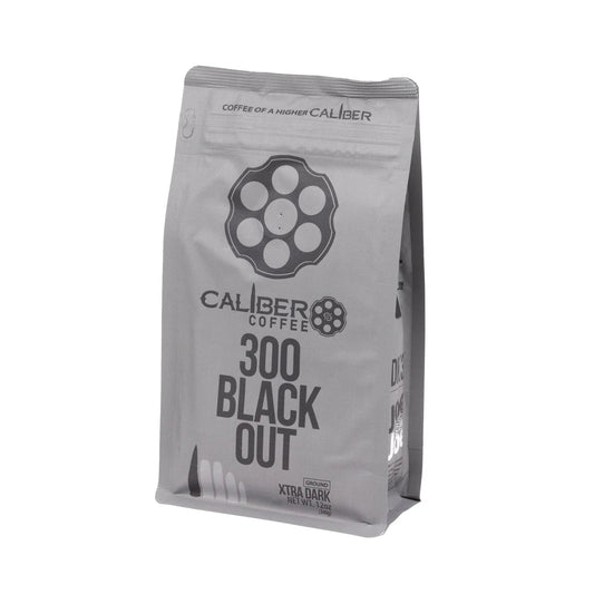 Caliber Coffee 300 Black Out Extra Dark Roast 12oz Ground