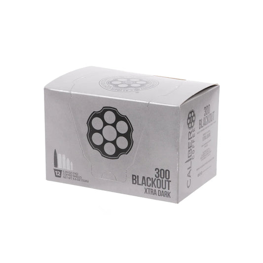 Caliber 300 Black Out Extra Dark Roast 12 ct Pod