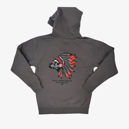 Back Down South Chief 2.0 Hoodie - Gunsmoke