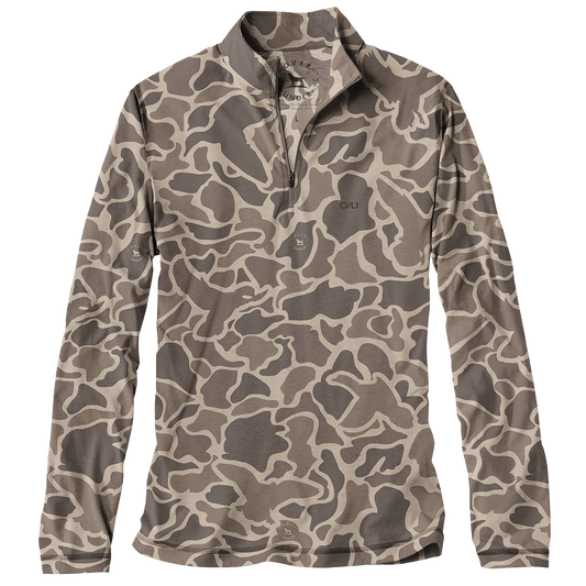 Over Under Core Layer 1/4 Zip Duck Camo Pullover